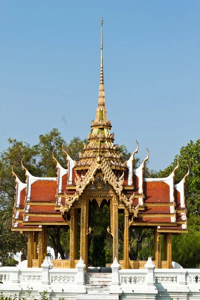Tempio tailandese nel Grand Palace, Bangkok, Thailandia — Foto Stock