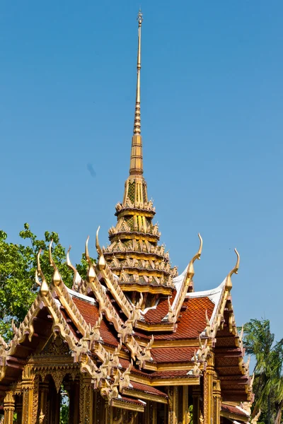 Tempio tailandese nel Grand Palace, Bangkok, Thailandia — Foto Stock