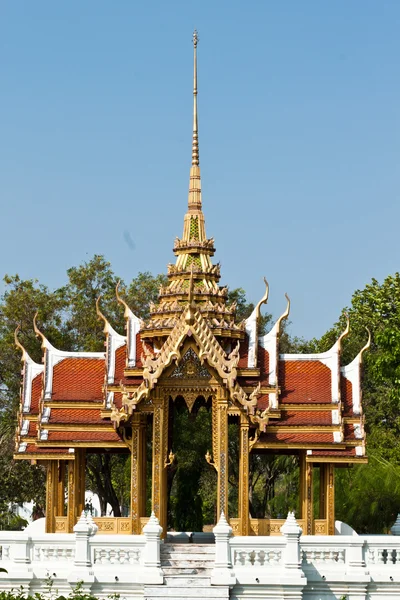 Tempio tailandese nel Grand Palace, Bangkok, Thailandia — Foto Stock