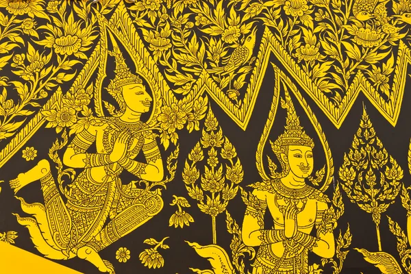 Ταϊλάνδης ζωγραφική τέχνη — Φωτογραφία Αρχείου