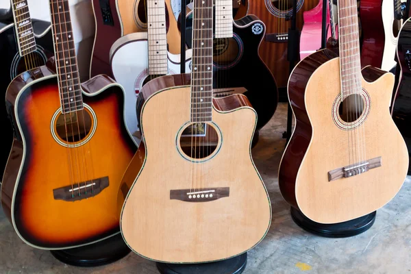 Conjunto de guitarras — Foto de Stock