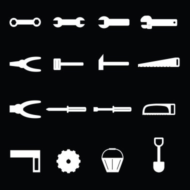 tools icon set clipart