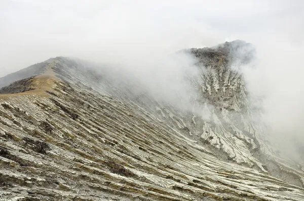 Vulcão Kawah ijen, Indonésia — Fotografia de Stock