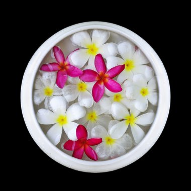 arka arka plan üzerinde çiçek spa ayır