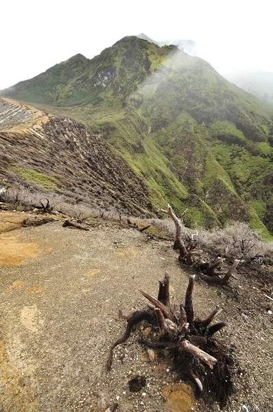 Sopka kawah ijen, Indonésie — Stock fotografie