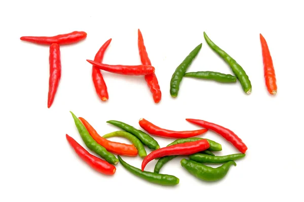 Hot Chilli on white background — Stock Photo, Image