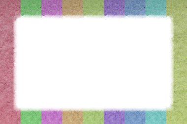 renkli kağıt sopa çerçeve