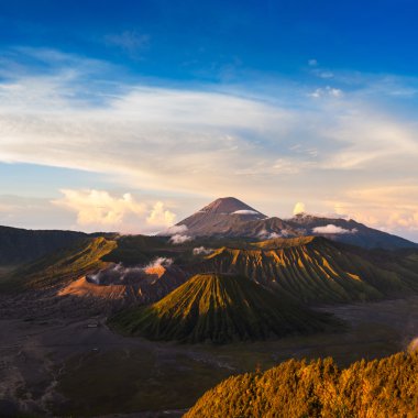 Mount bromo volkanlar bromo tengger semeru Milli Parkı