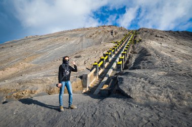 turistler Mount bromo, etkin zevk bromo mount