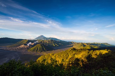 Mount bromo volkanlar bromo tengger semeru Milli Parkı