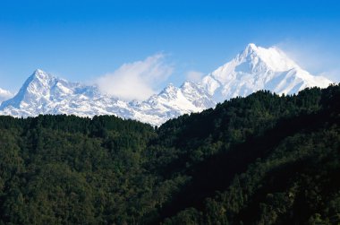 kanchenjunga aralığı: sikkim, India, Himalaya Dağı