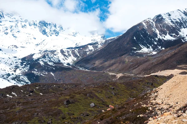 Chopta údolí v severní Indii sikkim — Stock fotografie