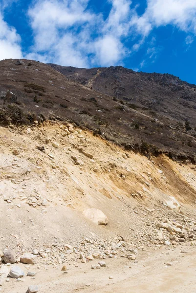 Valle de Chopta en el norte de Sikkim India — Foto de Stock