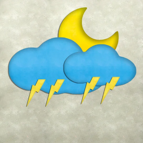 Weather plasticine craft stick on plasticine texture background — Stock Photo, Image