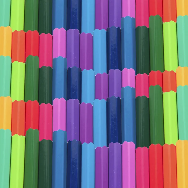 Färgglada pennor konsistens — Stockfoto