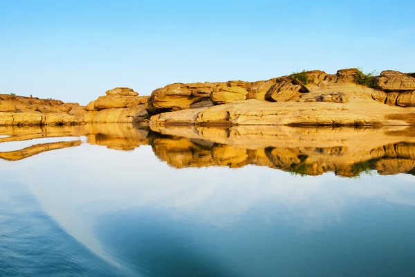 Sam panbok rock fältet, grand canyon i thailand — Stockfoto