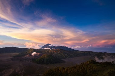 Mount bromo volkanlar bromo tengger semeru Ulusal Park, eas