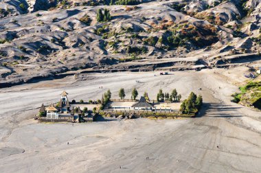Hindu Tapınağı'nda mount bromo volkanlar bromo tengger içinde