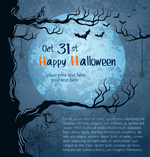 Grungy halloween Hintergrund — Stockvektor