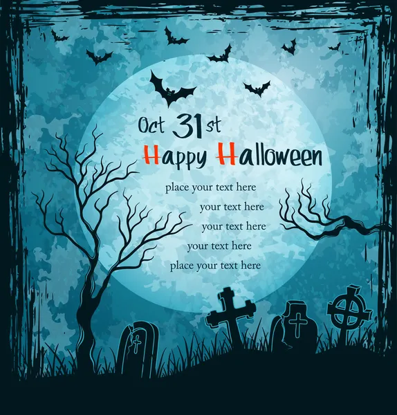 Grungy halloween Hintergrund — Stockvektor