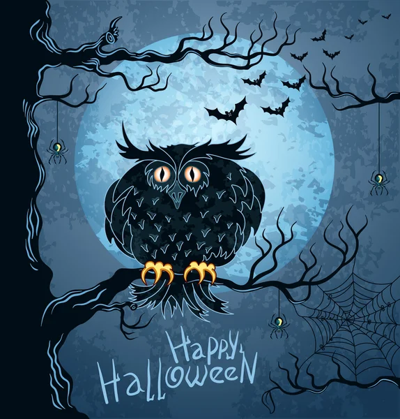 Grungy halloween fundo — Vetor de Stock