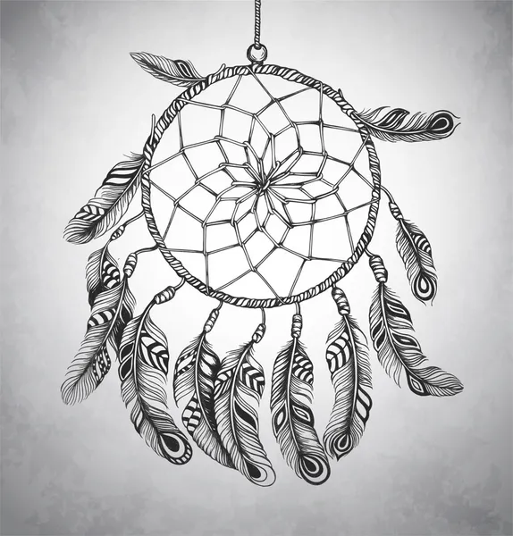 Indiska dream catcher — Stock vektor