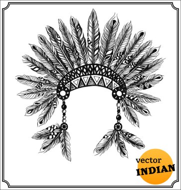 Amerikan Kızılderili şefi headdress