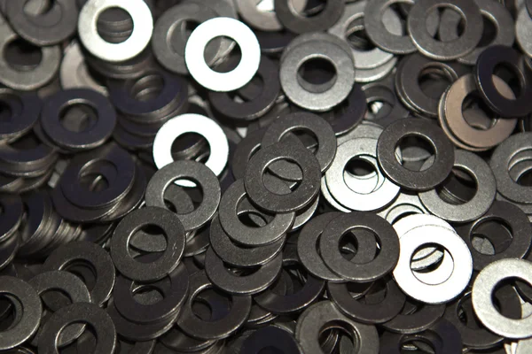 Bolts, screws, nuts, washers — Stock Photo, Image