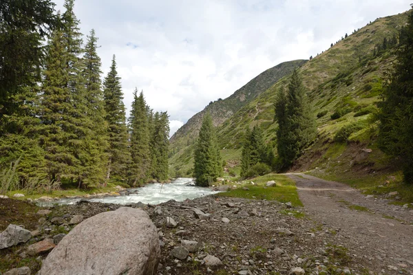 Montagna del Kirghizistan in Asia — Foto Stock