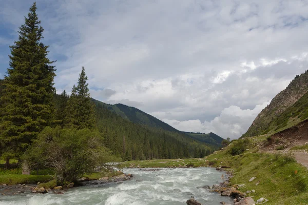 Montagna del Kirghizistan in Asia — Foto Stock