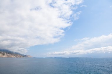 Hırvatistan 'da Adriyatik denizi