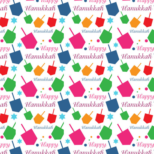 Vector illustration of Hanukkah