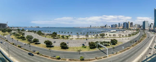 Luanda Angola 2021 Incredibile Vista Panoramica Aerea Del Centro Luanda — Foto Stock