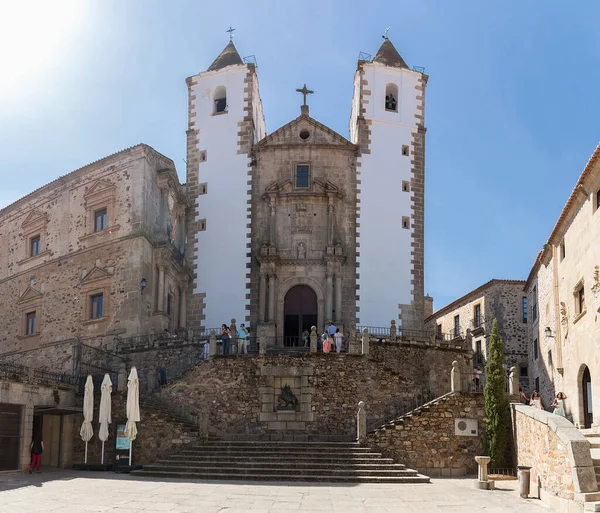 Caceres Espagne 2021 Vue Église Javier San Francisco Église Preciosa — Photo