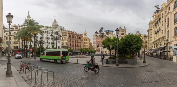 Córdoba Espanha 2021 Vista Para Praça Tendillas Plaza Las Tendillas — Fotografia de Stock