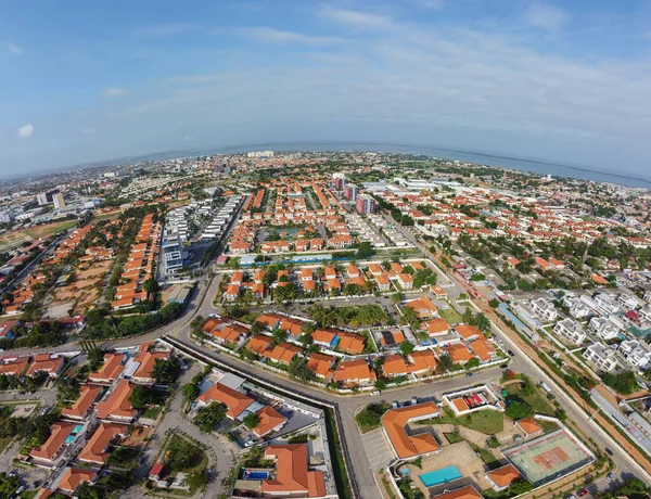 Aerial Drone Photography Talatona City Belas Residential Area Condominiums Luxury — Foto Stock