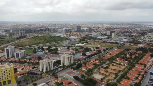 Talatona Luanda Angola 2021 Luchtfoto Drone Beelden Van Talatona Stad — Stockvideo