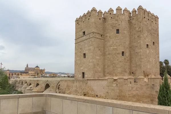 2021年9月13日 西班牙科尔多瓦 位于西班牙科尔多瓦市中心历史建筑中心的卡拉霍拉塔 Calahorra Tower Torre Calahorra Islamic Origin Fortified — 图库照片