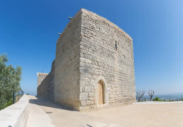 Ourem Santarm Portugal 2022 Vista Interior Castelo Palácio Fortaleza Medieval — Fotografia de Stock