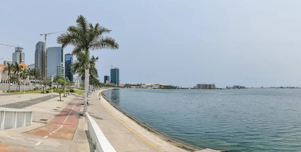 Luanda Angola 2022 Vista Panoramica Sulla Baia Luanda Luanda Percorso — Foto Stock