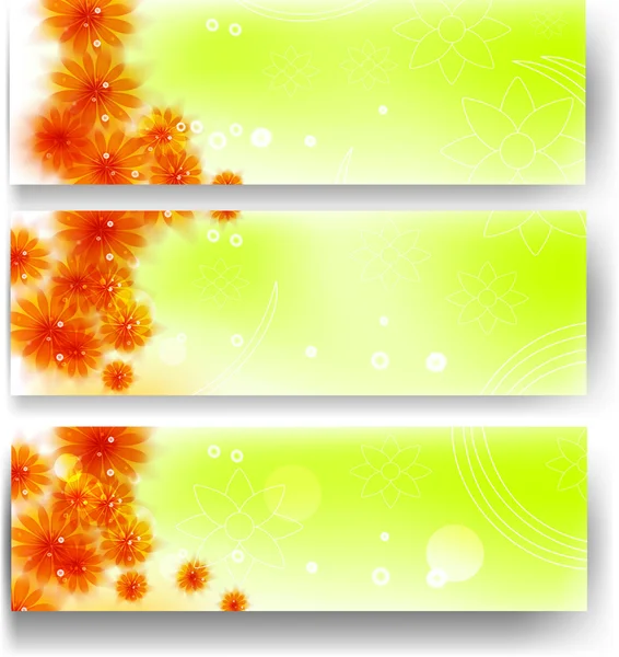 Nature banners — Stock Vector