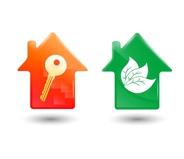 HOuse icons — Stock Vector