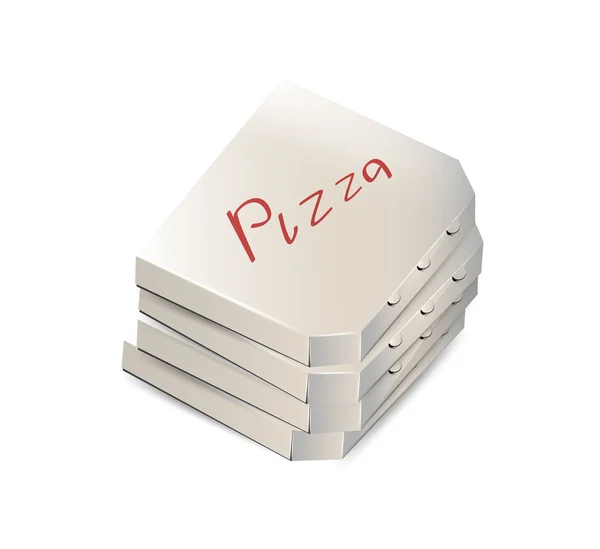 Caixas de pizza — Vetor de Stock