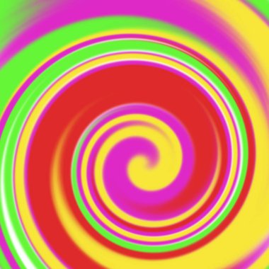 Çok renkli ve parlak spiral arkaplan.