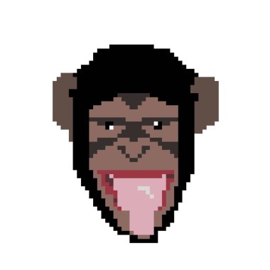 NFT sanat kriptosu Bir maymun.