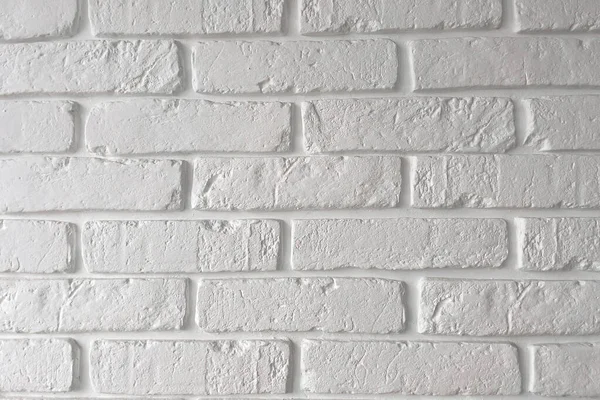 Текстура Искусственного Белого Кирпича Стена Лицензионные Стоковые Изображения