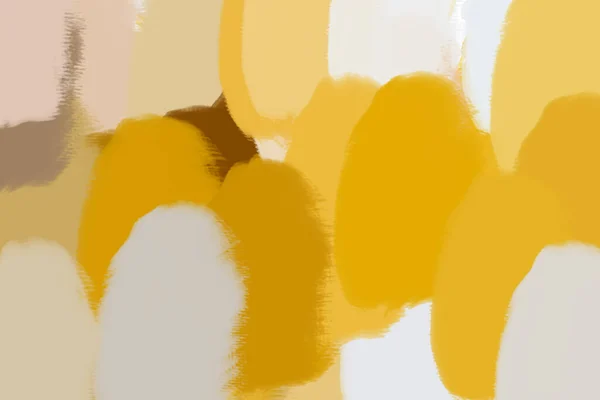 Malba Suchými Štětci Chaotické Tahy Žluté Odstíny — Stock fotografie