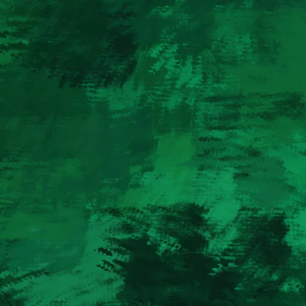 Painting Dry Brushes Chaotic Strokes Emerald Green Palette Background Interior — Stock Photo, Image