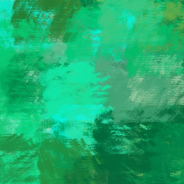 Pintura Com Escovas Secas Traços Caóticos Esmeralda Paleta Verde Fundo — Fotografia de Stock