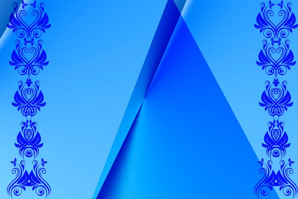 Kunstvoller blauer abstrakter Hintergrund — Stockfoto